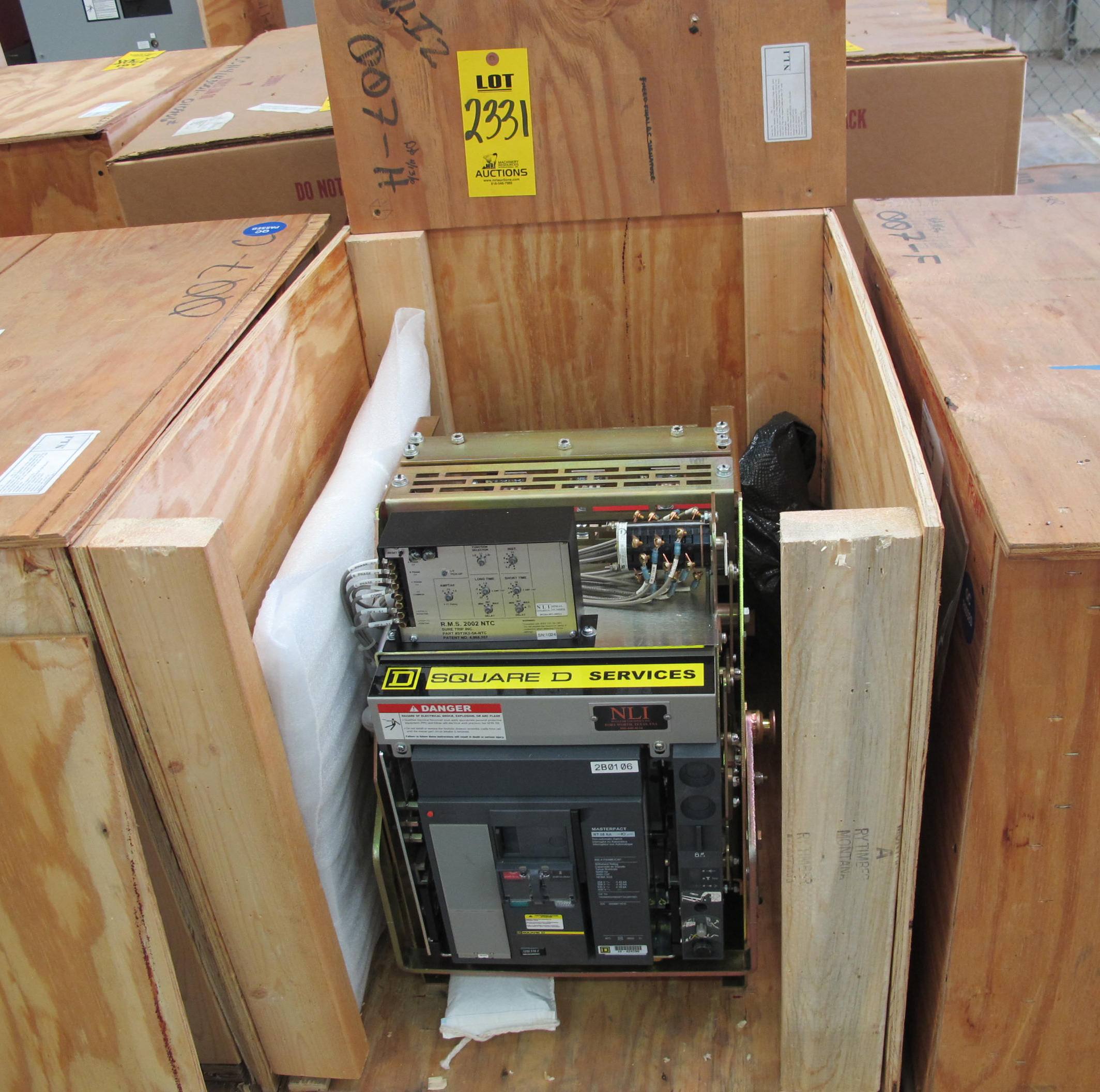 BREAKER, CIRCUIT, 600 FRAME AMP RATING, MASTERPACT NT 08N1 KIND, 3 POLE, 480 VOLT RATING SQUARE D DIRECT REPLACEMENT FOR NSR-EQ ABB K-600S ENVIRONMENTALLY QUALIFIED (EQ) FOR PENETRATION AREA (REFER TO EQDP M-85123) INCLUDES ONE NEW 18" DOOR, MOUNTS USING EXISTING HINGES > CONTINUOUS CURRENT: 600A > INTERRUPTING RATING: 30KA @ 535 VAC > 125VDC OPERATED > RMS 2002 NTC SOLID STATE, PART # NLI-NT08N1-LISB8-EODC-NSR-EQ-001 (W-44) LOADING & HANDLING FEE $15-